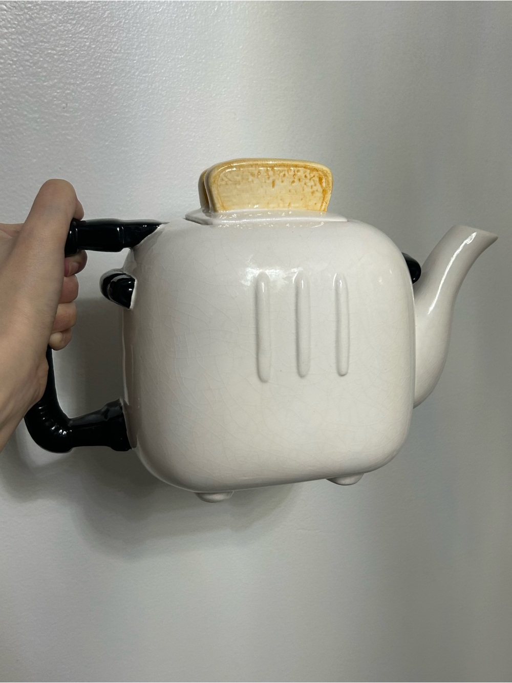 Vintage Toaster Teapot Henriksen Imports Ceramic Decor Made in Taiwan